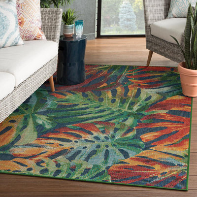 Floral Indoor / Outdoor Rug