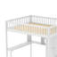 Lit mezzanine double avec bureau intégré Heartlee-1302832006