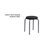 Stackable Stool with Powder Coated Frame-1716744897