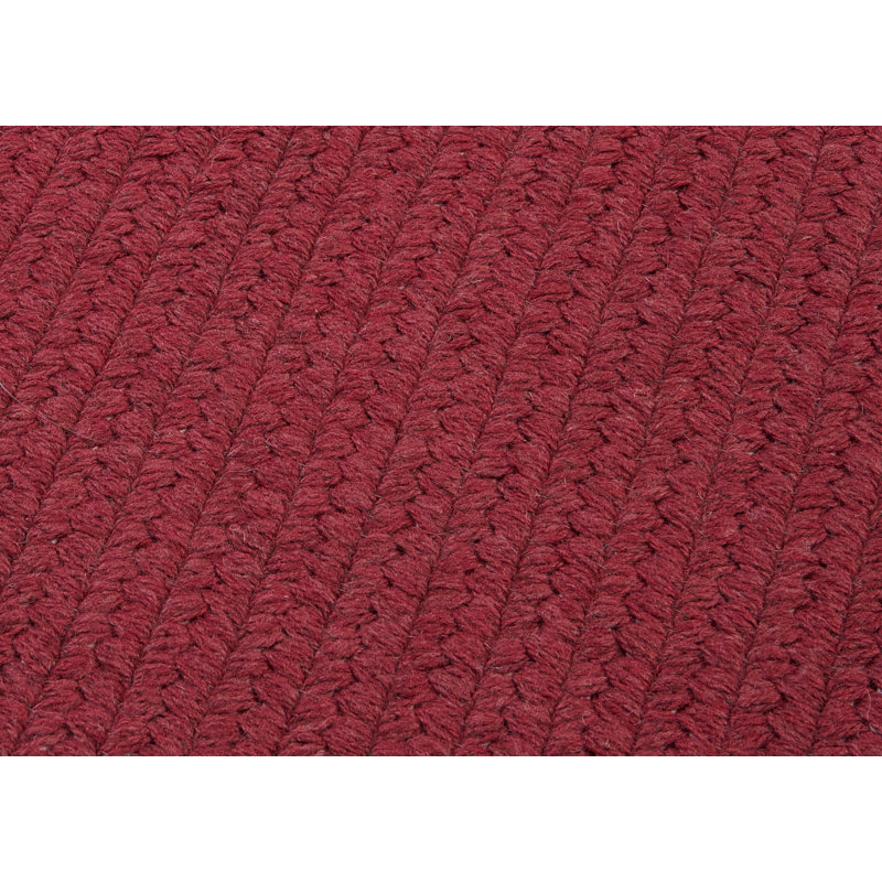 Tanguay Wool Blend Reversible Area Rug - Cedar Red, Rectangle 7' x 9'