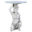 Grande table de bout avec figurine de 26 po de style thaïlandais Teppanom