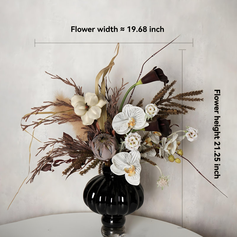 Ornements de fleurs simulées