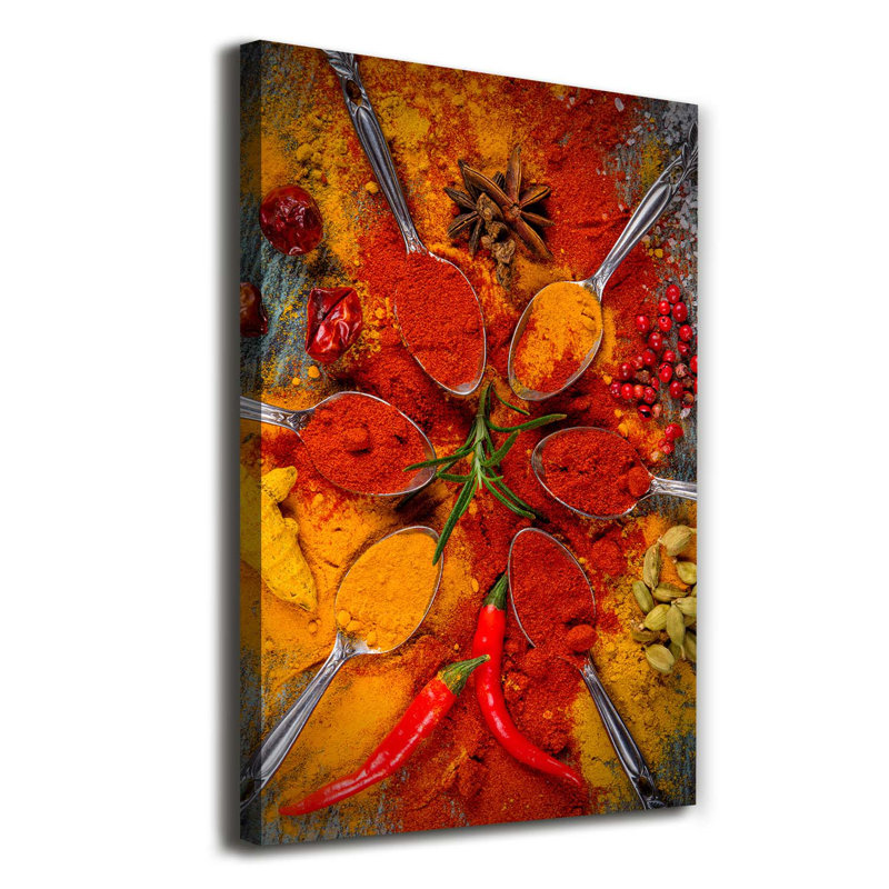 Spices - Wrapped Canvas Print