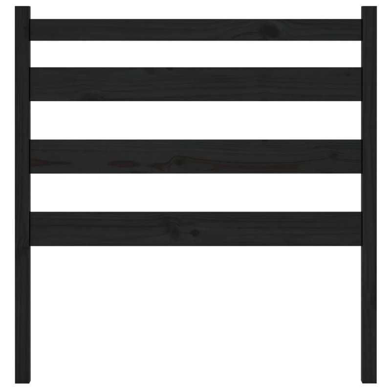 Merrifield Solid Wood Slat Headboard, 100 x 96cm, Black