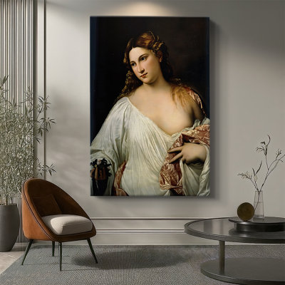 Flora -Gallery Wrapped Canvas by Titian