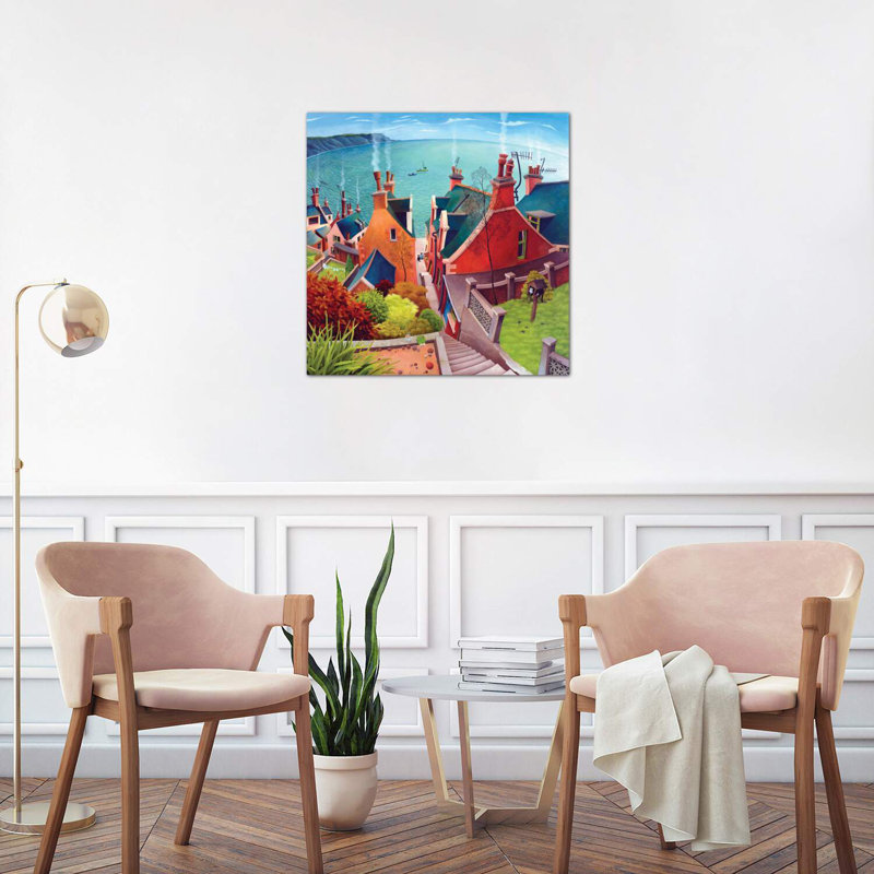Gardenstown by Vicky Mount - Wrapped Canvas Print, 66.04 cm H x 66.04 cm W x 3.175 cm D