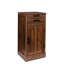 Buffet de bar à vin brun de couleur noyer pour la salle à manger - tiroir spacieux, tablette de rangement et armoire avec rangement pour garder votre espace propre