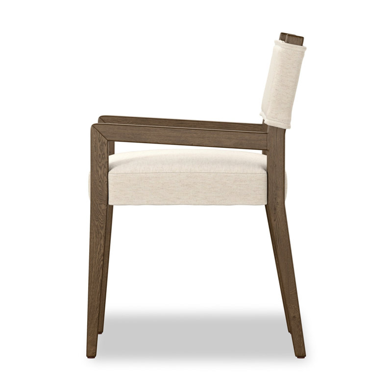 Ferris Dining Armchair, Amber Ash, Crypton Nomad Snow