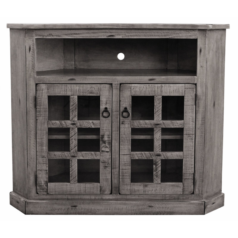 Campos TV Stand for TVs up to 55", Rustic Barnwood