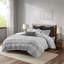 Ensemble de housse de couette en jacquard de coton très grand / très grand californien-117517781-117517784