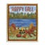 «Happy Fall Bonfire», art mural encadré sur toile flottante par Paul Brent-1255764395-1255764397