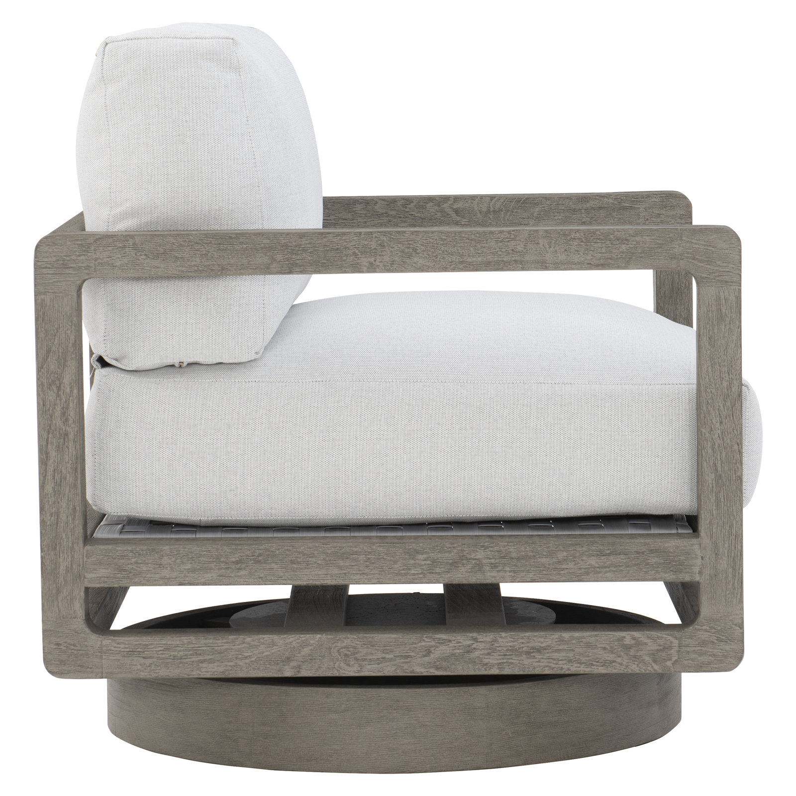 Tanah Swivel Teak Outdoor Lounge Chair