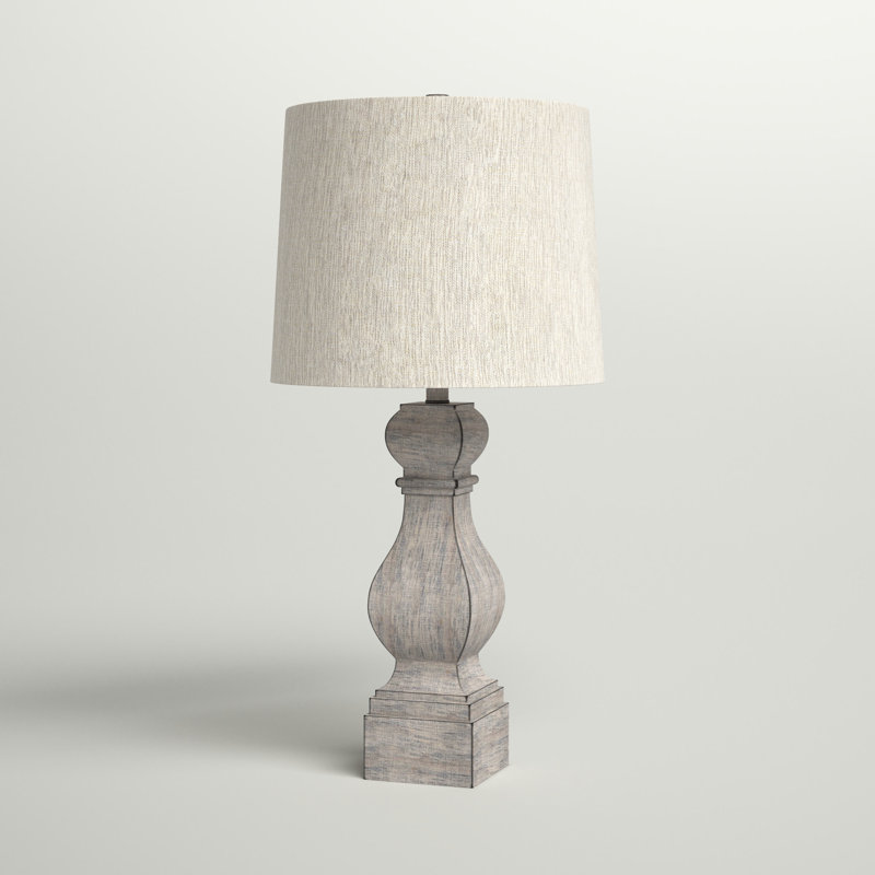 Vanhorne Solid Wood Table Lamp