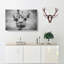 Wonderful Giraffe in Abstract - Wrapped Canvas-55303734