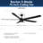 RAVIAN 5-Blade Ceiling Fan With Remote and Dimmable Light-1804551307-1804551306