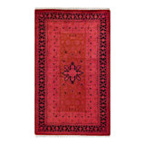 Fine Vibrance One-of-a-Kind 3' 2" X 5' 3" Hand Knotted Area Rug
