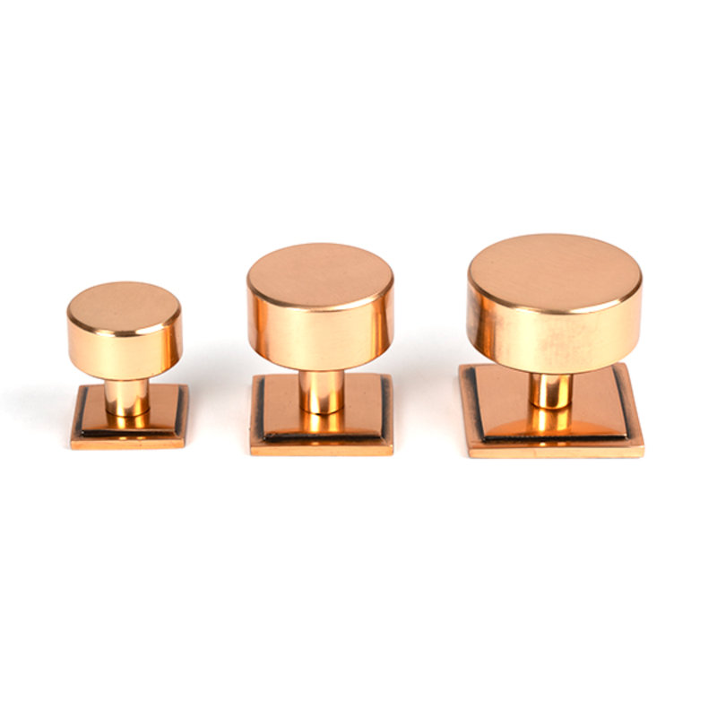 320mm Square Knob, Polished Bronze