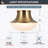 Chelsea 1-Light Flush Mount - Brushed Gold-109883189