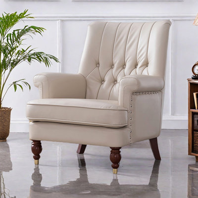 Simple Casual Ergonomic Faux Leather Recliner