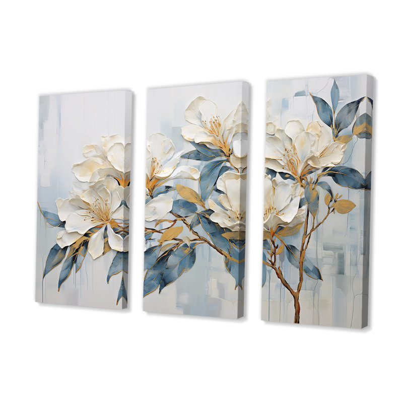 Essence de Rhododendron Simplicity III - ensemble d'art sur toile Rhododendron, H 28 po x l 36 po x P 1 po