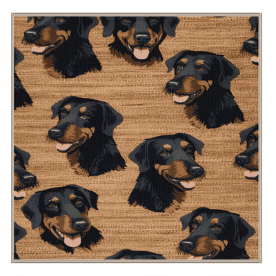Washable Hovawart Dogs Area Rug