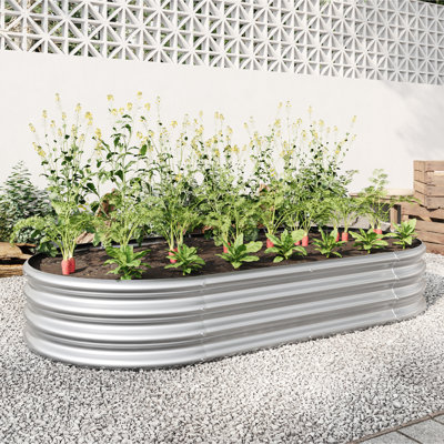 Lit pour jardin surélevé en métal Veranika