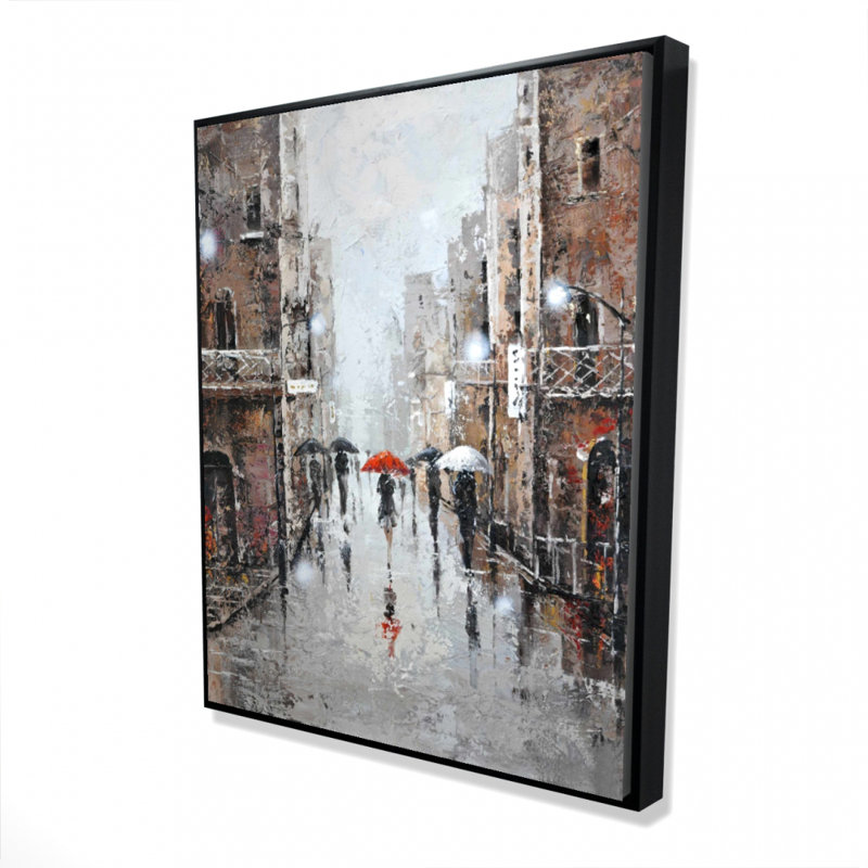 «City Rain» sur toile