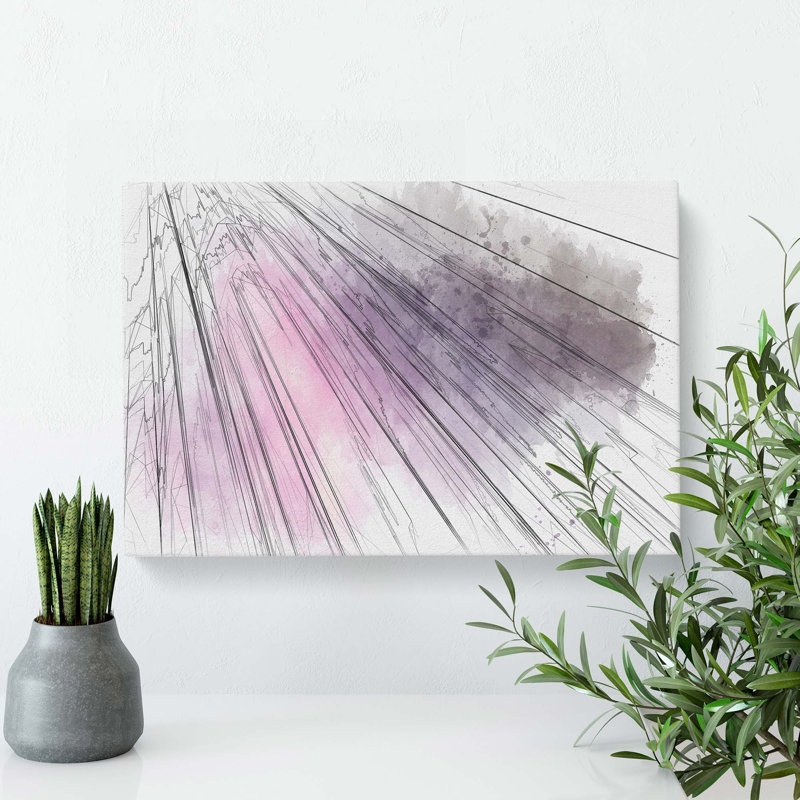 Movement In Abstract - Wrapped Canvas, 60cm H x 91cm W x 3cm D
