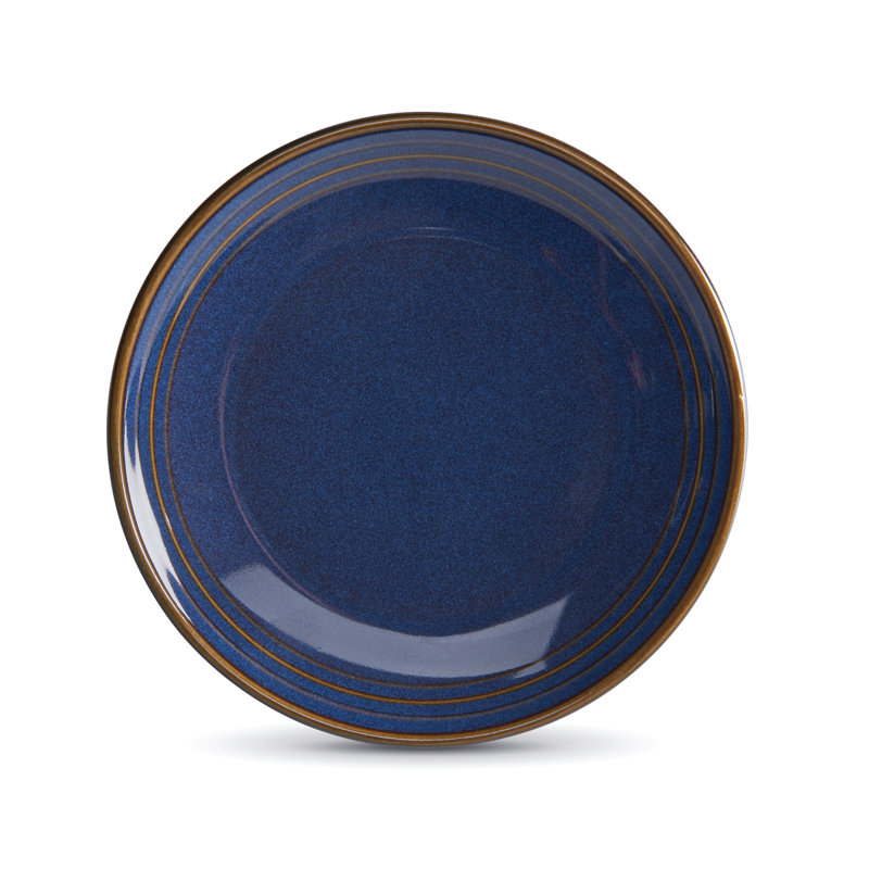 Assiette flipside indigo