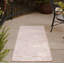 Tapis rayé intérieur / extérieur Robinson taupe / ivoire-712894792