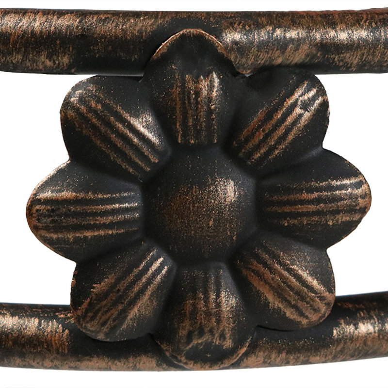 Support pour plante d'extérieur pliable 3 niveaux Midcre 30 po x 10 po x 29 po bronze