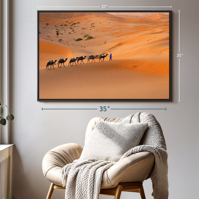 «Sahara Desert», reproduction sur toile, H 25 po x l 37 po