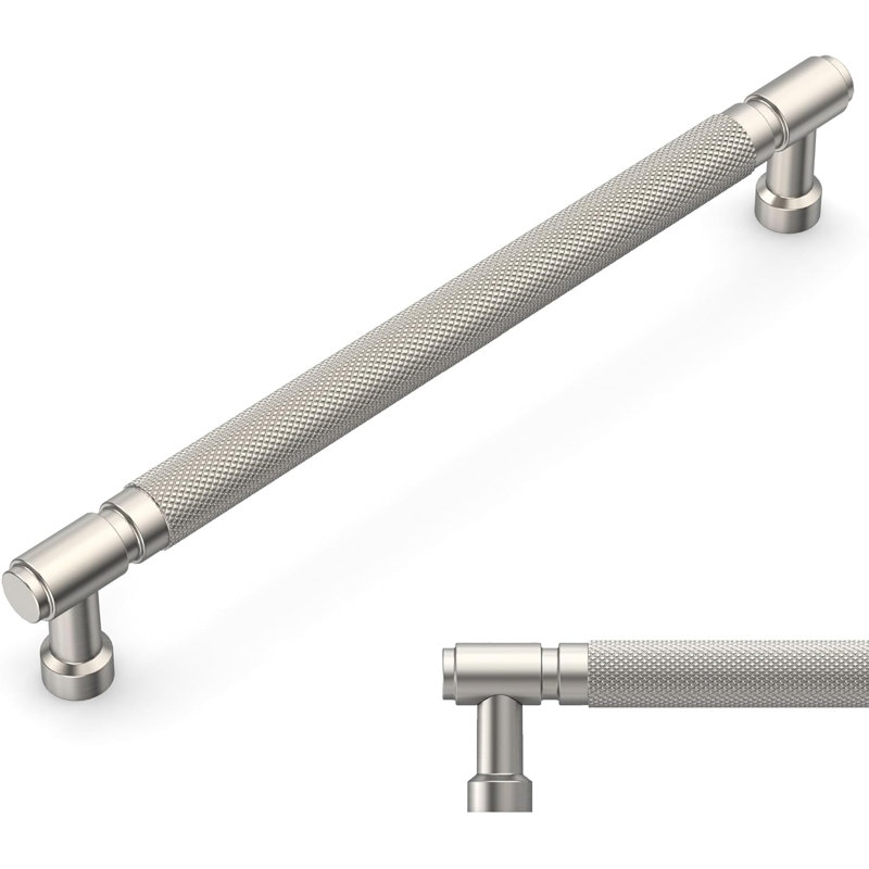 Amerdeco 10 Pack Knurled Cabinet Pulls Drawer Handles For Kitchen Bathroom Cabinets 3 Inch Hole Centre Durable Hardware