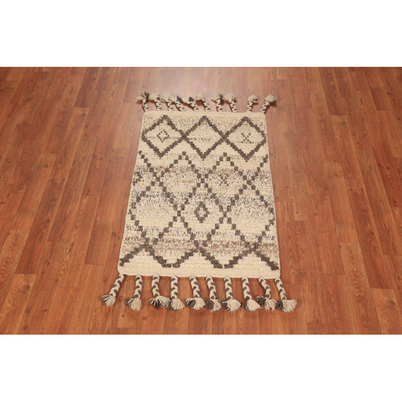 Tapis marocain à motif treillis 2x3