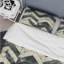Ensemble de housse de couette transitionnelle beige à chevrons gris III-109161306