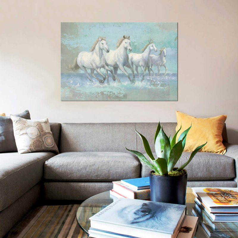 « running wild i », impression sur toile, H 18 po x l 26 po x P 1,5 po, Pas de tapis, Toile tendue
