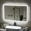 Miroir de salle de bain multifonctionnel éclairé-72547438