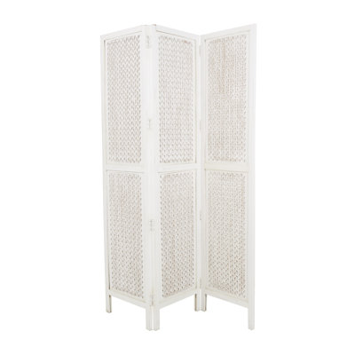 Evelien 53.5" W x 71.8" H 3 - Panel Folding Room Divider by Dovecove