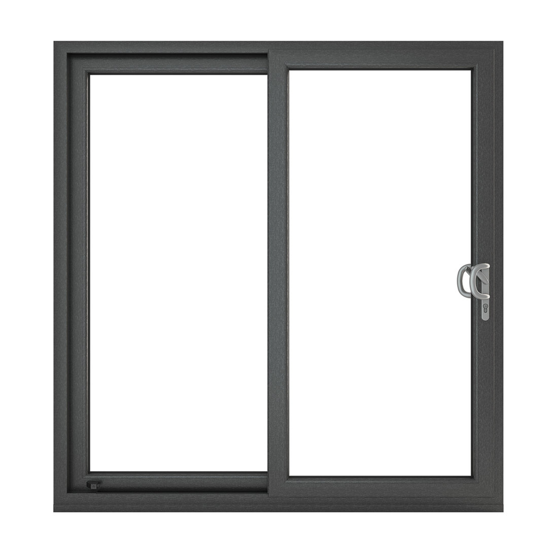 Crystal Direct Clear Glass Finish Polyvinyl Chloride (PVC) Prehung Door