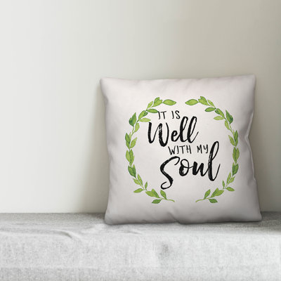  It Is Well with My Soul Throw Pillow