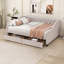 Full Upholstered Daybed with Two Drawers-1401108537