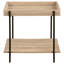 Table de bout carrée en bois d'ingénierie