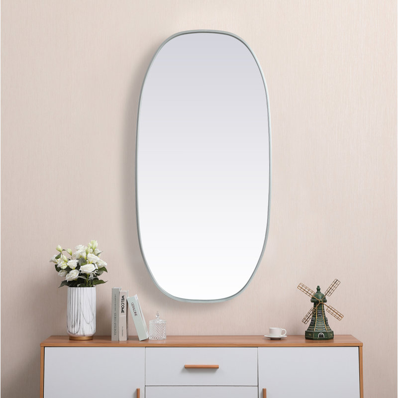 Miroir Bertin, Argent argent, 48 po x 24 po 