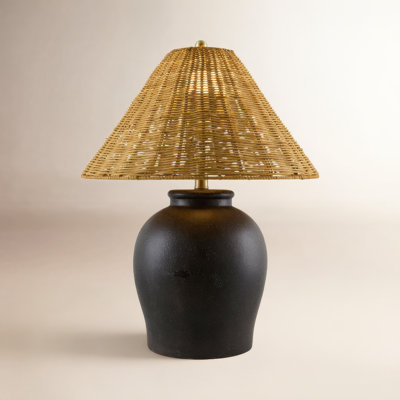 Chemise 22" Ceramic Table Lamp