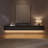 Floating TV Stand, Entertainment Center With LED Light, Solid Wood, Fully-Assembled-1487310371-1487310373