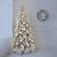 Flocked Pe/Pvc Christmas Tree With Warm White Led Lights – Tips, Natural Pine Cones, Snowy Effect, Hinged Branches, Metal Stand-10906347