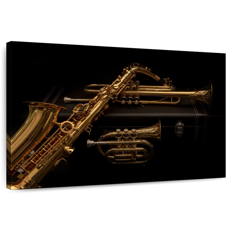 Abarca Wind Instruments, 16" H x 24" W