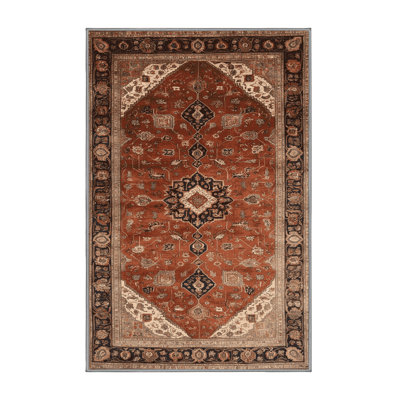 Tapis brun lavable à la machine