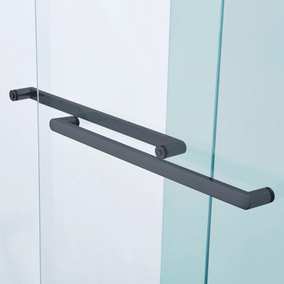 60"W x 75"H Double Sliding Shower Doors  5/16" Tempered Glass  Shower Door