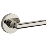 Tube Privacy Door Lever with Contemporary Round Rosette